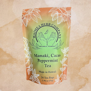 Mamaki Cacao and Peppermint Tea