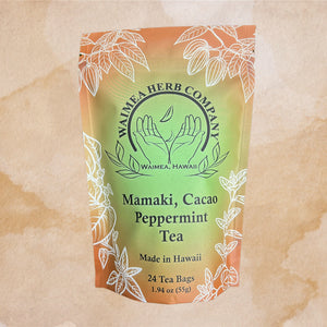 Mamaki Cacao and Peppermint Tea