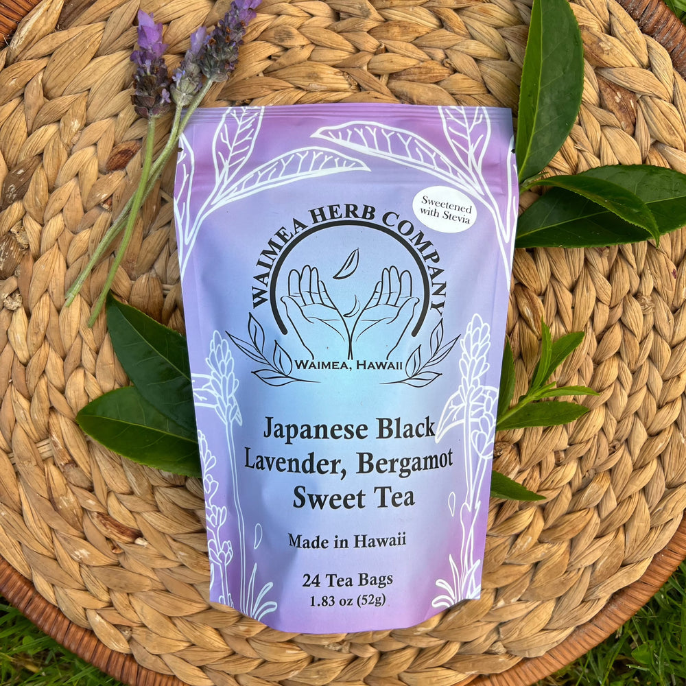 Japanese Black Bergamot Lavender Sweet Tea